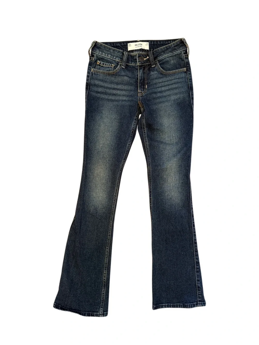 Hollister Women's Dark Blue Flare Jeans